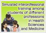 Simulated interprofessional training among students of different professions in Health Sciences and Medicine